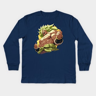 broly Kids Long Sleeve T-Shirt